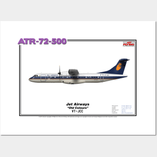 Avions de Transport Régional 72-500 - Jet Airways "Old Colours" (Art Print) Posters and Art